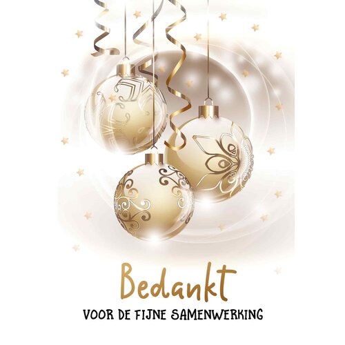 Bedankt voor de fijne samenwerking