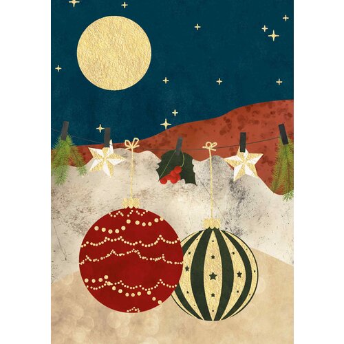 Blanco Kerstkaart