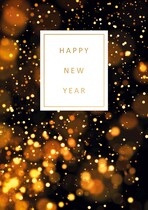 Happy new year Kerstkaart