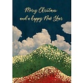 Merry christmas and a happy new year Kerstkaart