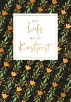 Veel liefs met de kerstpost Kerstkaart