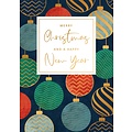 Merry christmas and a happy new year Kerstkaart