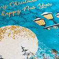 Merry christmas and a happy new year Kerstkaart