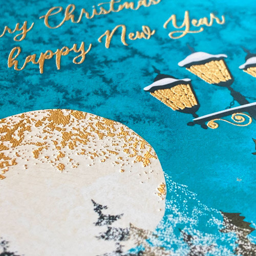 Merry christmas and a happy new year Kerstkaart
