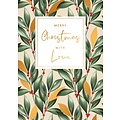 Merry christmas with love Kerstkaart