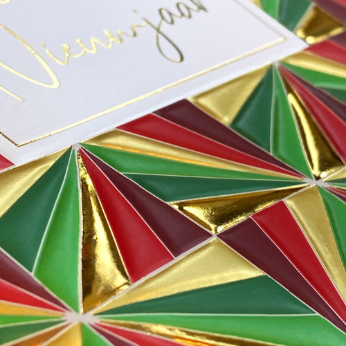 Fijne kerst gelukkig nieuwjaar Kerstkaart