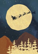 Blanco Kerstkaart