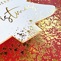 We wish you a merry christmas Kerstkaart