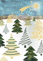 Blanco Kerstkaart