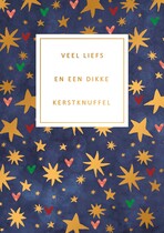 Veel liefs en dikke kerstknuffel Kerstkaart
