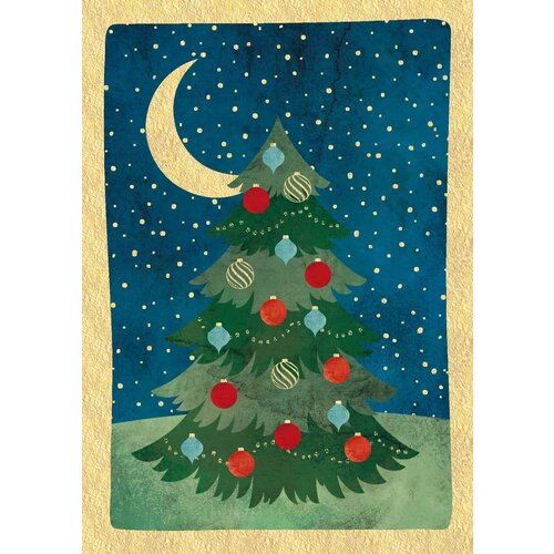 Blanco Kerstkaart