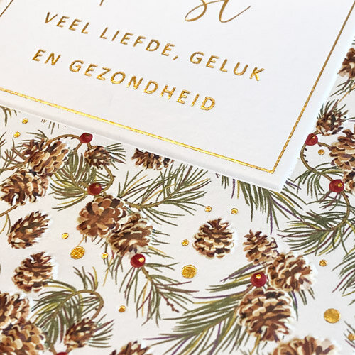 Fijne kerst Kerstkaart