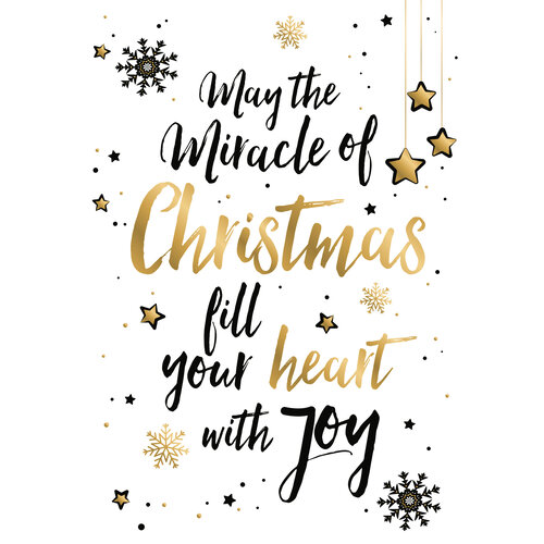 May the miracle of Christmas