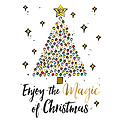 Enjoy the magic Kerstkaart