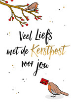 Veel liefs met de kerstpost voor jou
