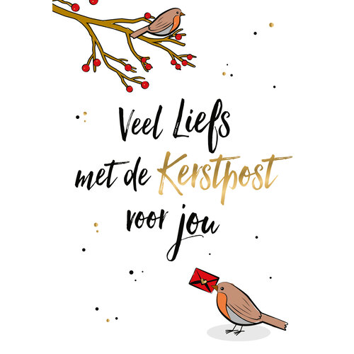 Veel liefs met de kerstpost voor jou