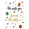 We wish you a merry christmas