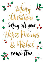 Merry Christmas Kerstkaart