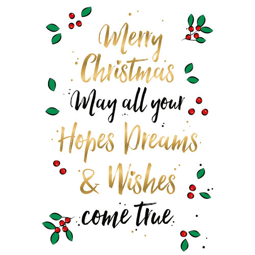Merry Christmas Kerstkaart