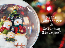 Fijne kerstdagen & gelukkig nieuwjaar