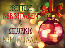Prettige kerstdagen & gelukkig nieuwjaar