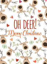 Oh Deer! Merry christmas