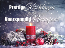 Prettige kerstdagen en een voorspoedig nieuwjaar