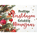 Pretiige kerstdagen gelukkig nieuwjaar