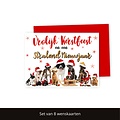 Vrolijk kerstfeest en een stralend nieuwjaar