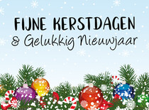 Fijne kerstdagen & gelukkig nieuwjaar