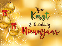 Fijne kerst & gelukkig nieuwjaar