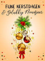 Fijne kerstdagen & gelukkig nieuwjaar