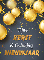 Fijne kerst & gelukkig nieuwjaar