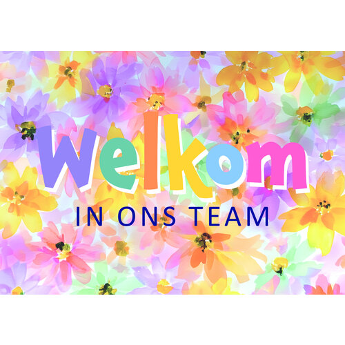 Welkom in ons team