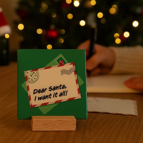 Dear Santa - Kersttegel