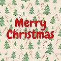 Merry christmas - Kersttegel