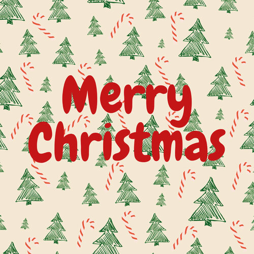 Merry christmas - Kersttegel