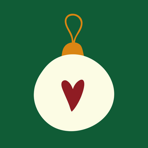 Kerstbal - Kersttegel