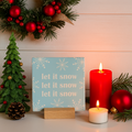 Let it snow - Kersttegel