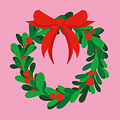 Kerstkrans - Kersttegel
