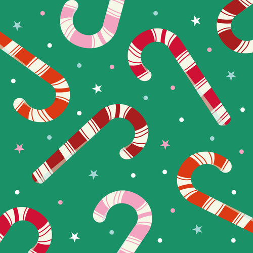 Candycane - Kersttegel