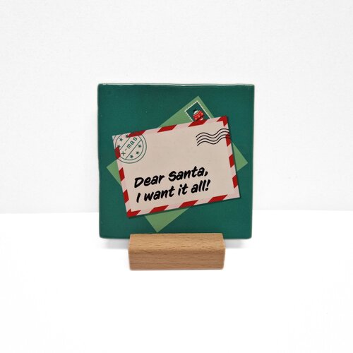 Dear Santa - Kersttegel
