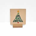 Joy love peace christmas - Kersttegel