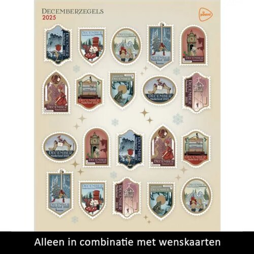 Decemberzegels 20 stuks