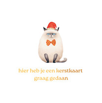 Hier heb je een kerstkaart