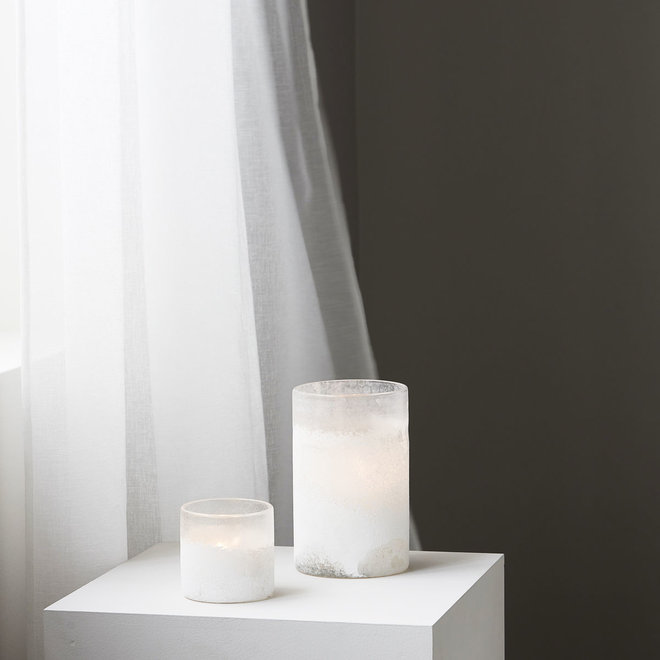 Waxinelichthouder Mist | Wit