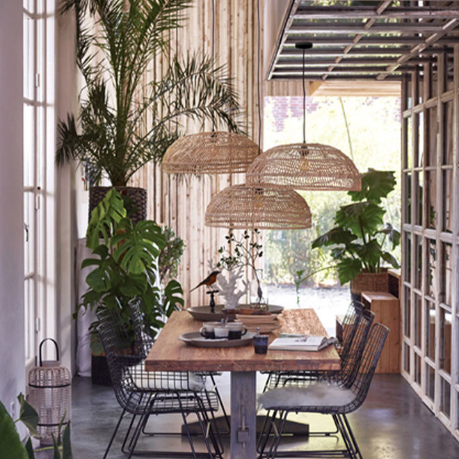 Hanglamp 'flat' natural | 60cm