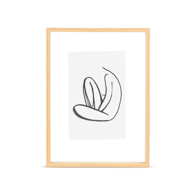 Photo frame floating | hout large