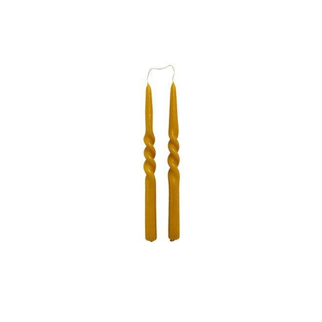 Dinerkaars twist oker | set van 2
