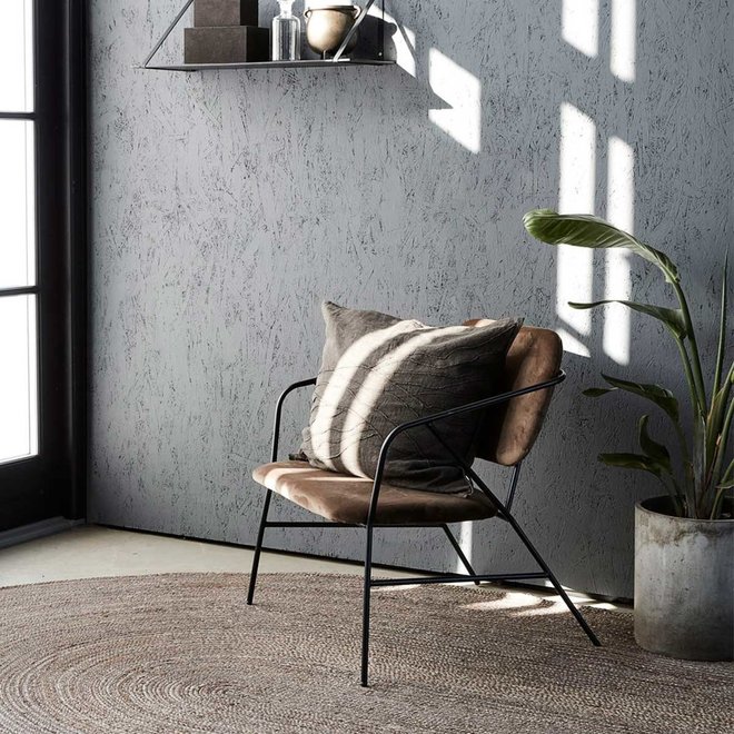 Sierkussen Pleats | donkerbruin